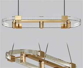 吊灯 椭圆形玻璃吊灯