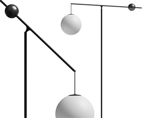 落地灯 钟摆落地灯